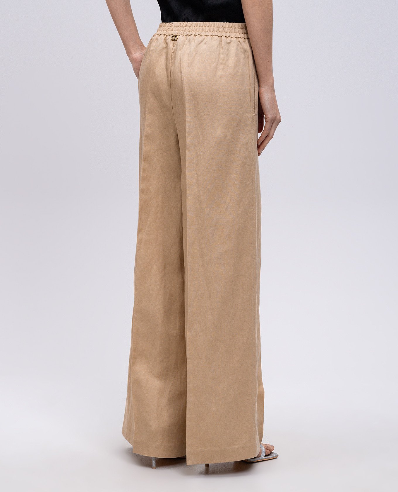 

Beige linen pants Twinset