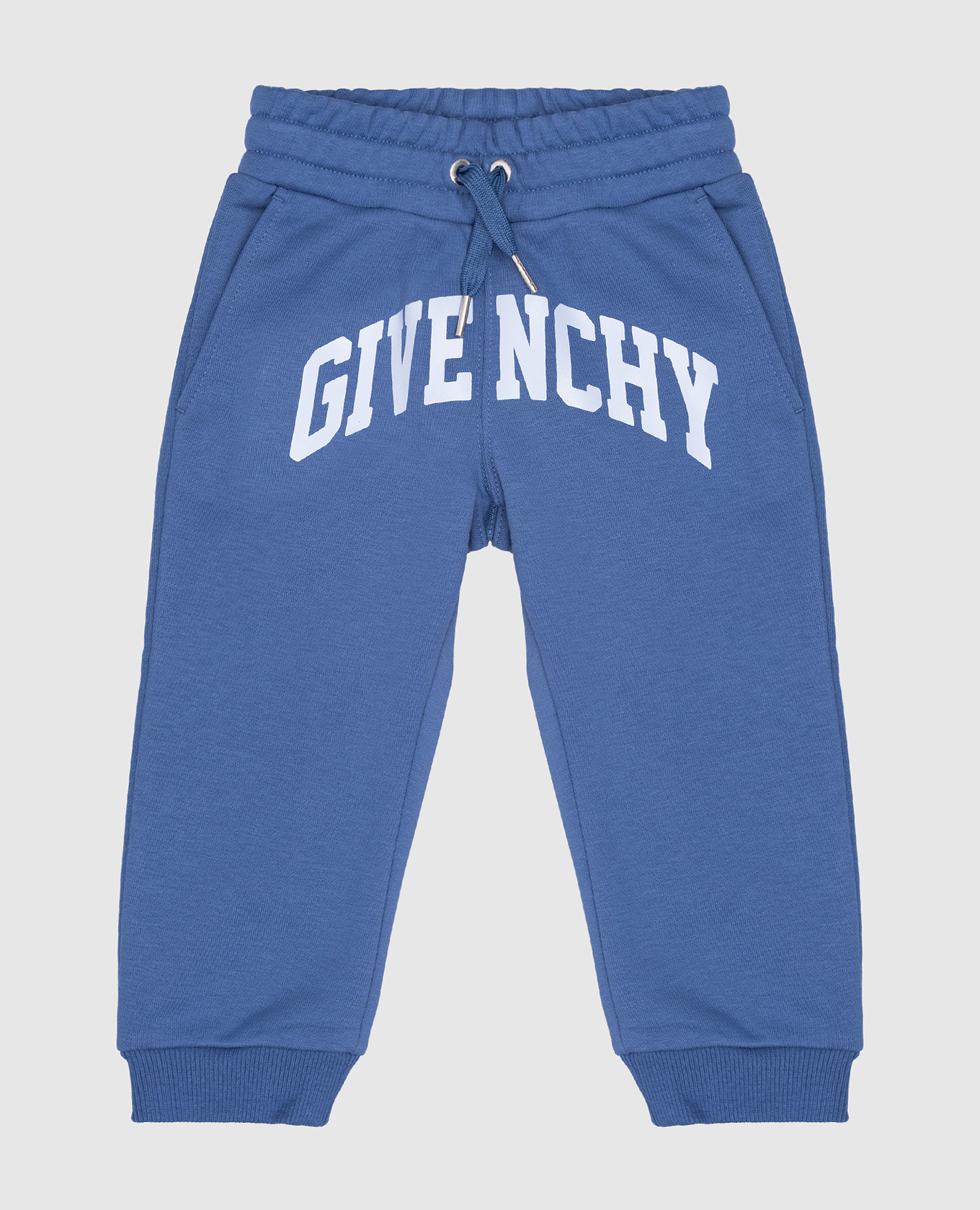Children&#39;s blue joggers with a logo print Givenchy