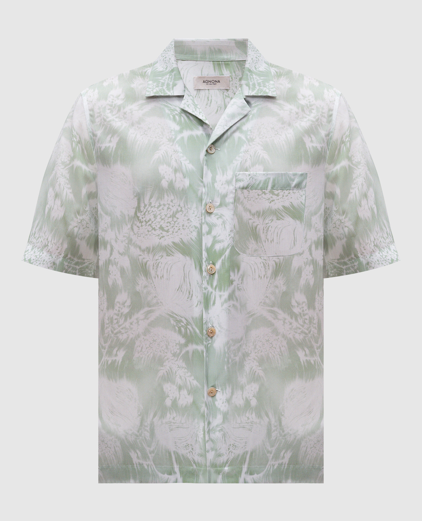 

Green shirt with abstract print Agnona