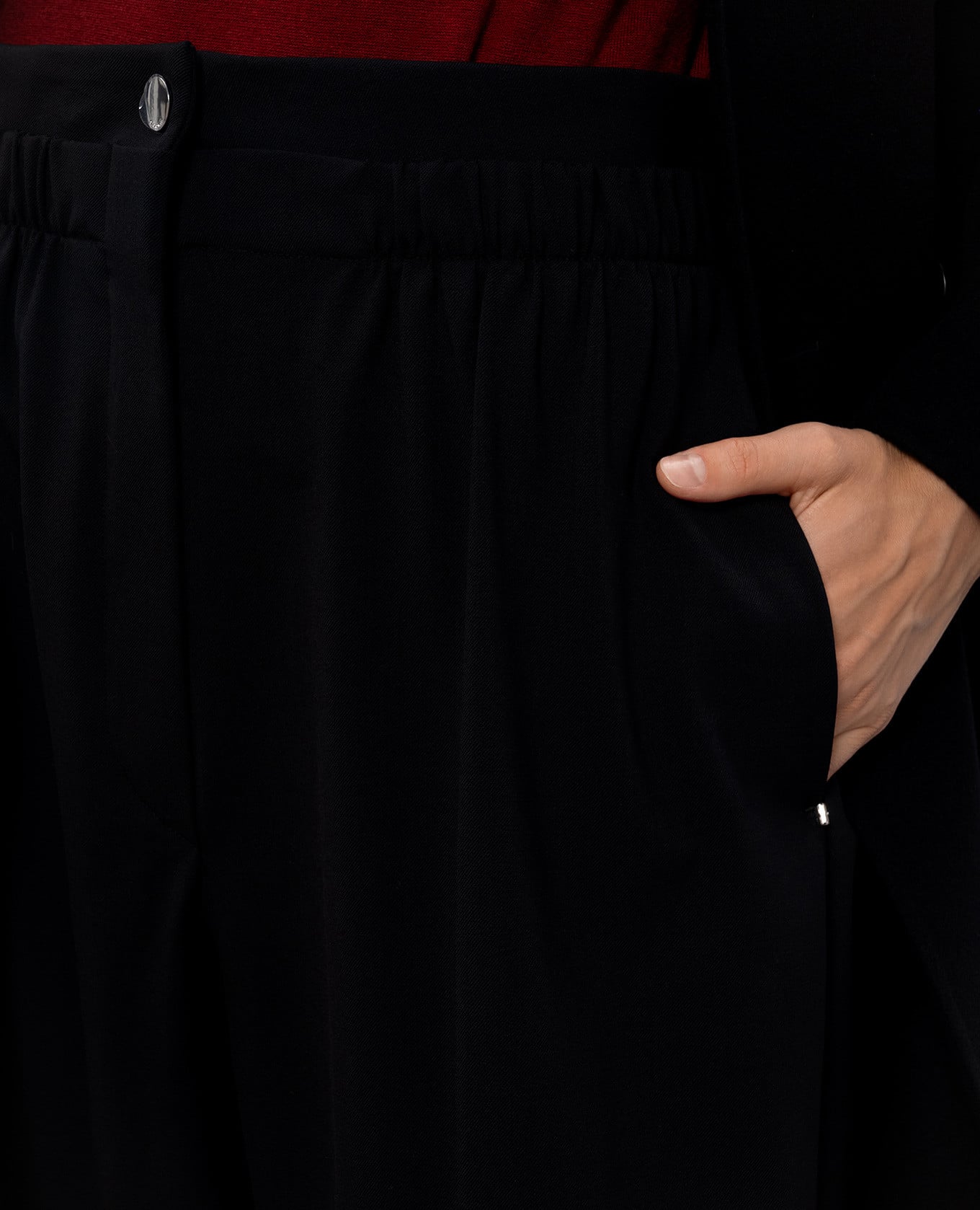 Black QUITO wool pants Max Mara Sportmax 5