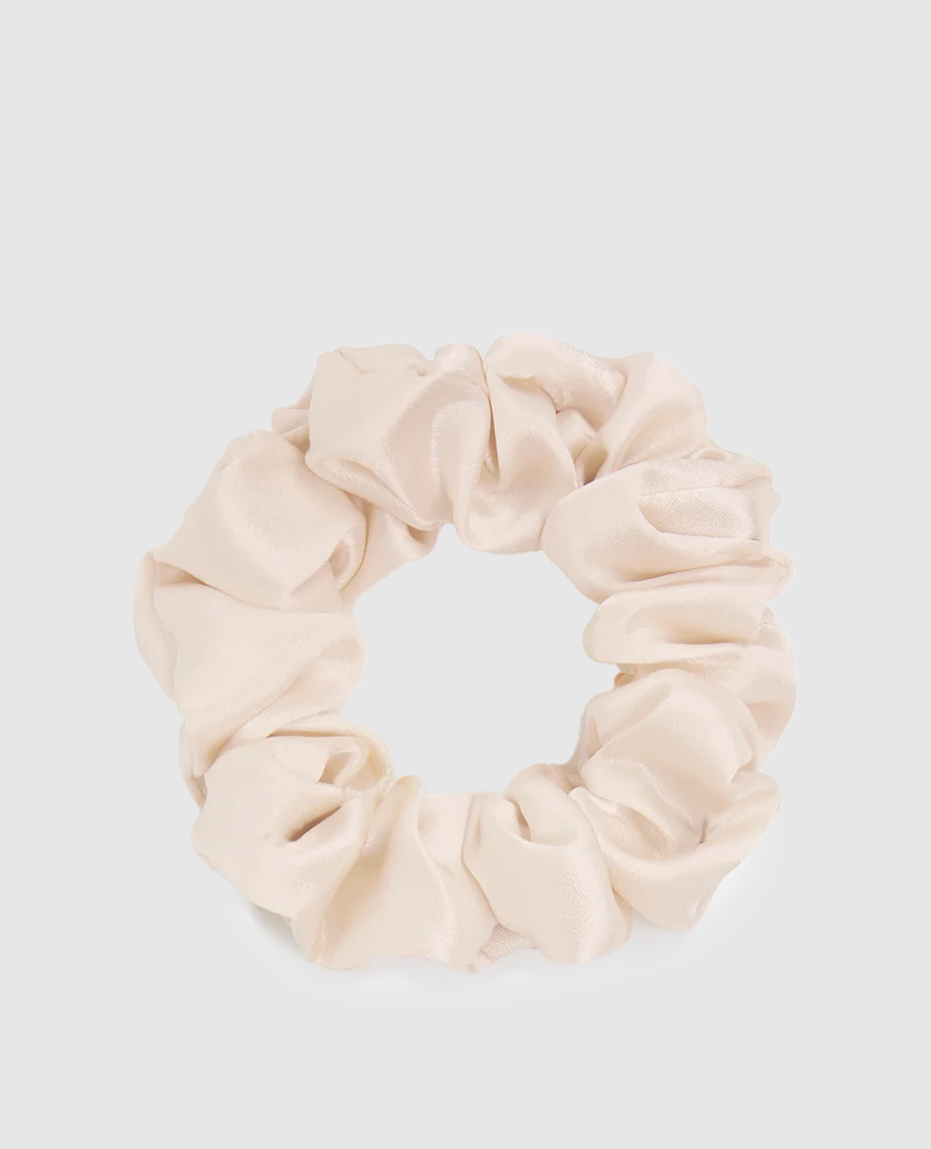 

Beige silk hair tie Dore & Rose