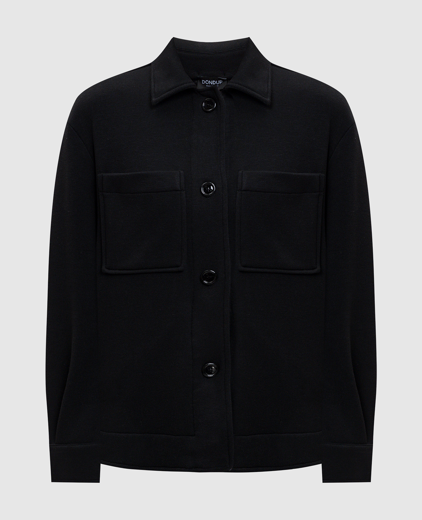 

Black cardigan with monogram logo Dondup