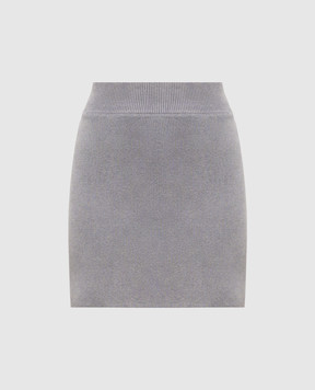 Alexander Wang Gray mini skirt with logo 1KC3255067