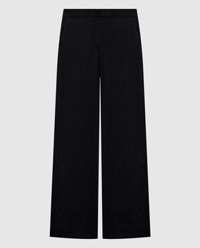 Max Mara Black GARIBO linen pants GARIBO