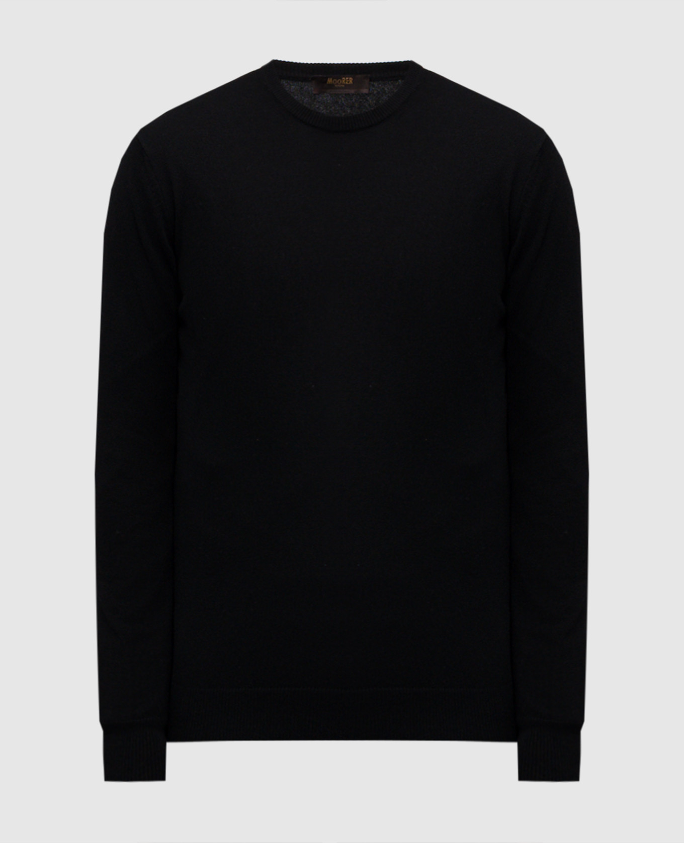 

ORVIETO black cashmere and silk jumper MooRER