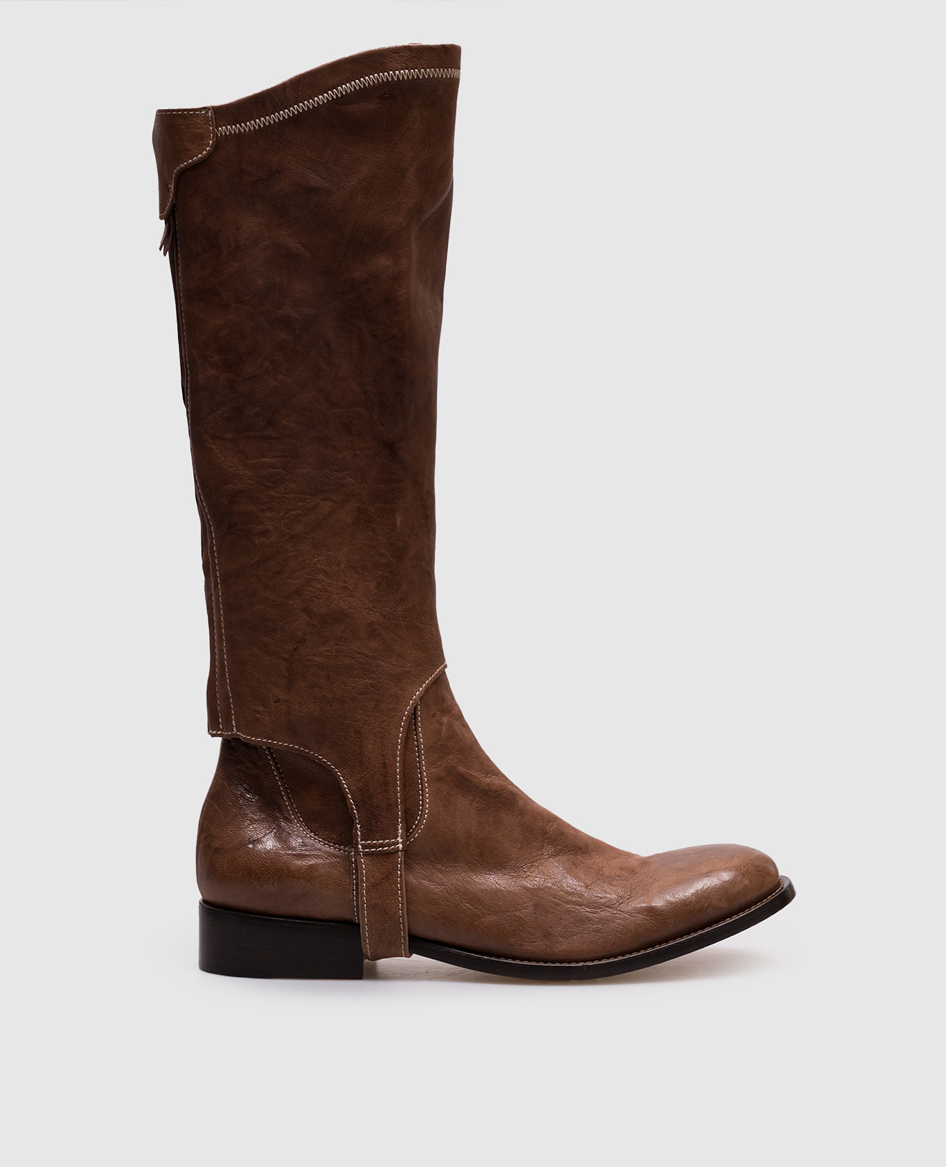 

Brown leather boots-transformers Brunello Cucinelli