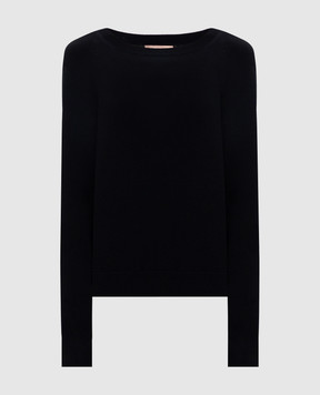 Twinset Black jumper with logo pattern 252TF3032