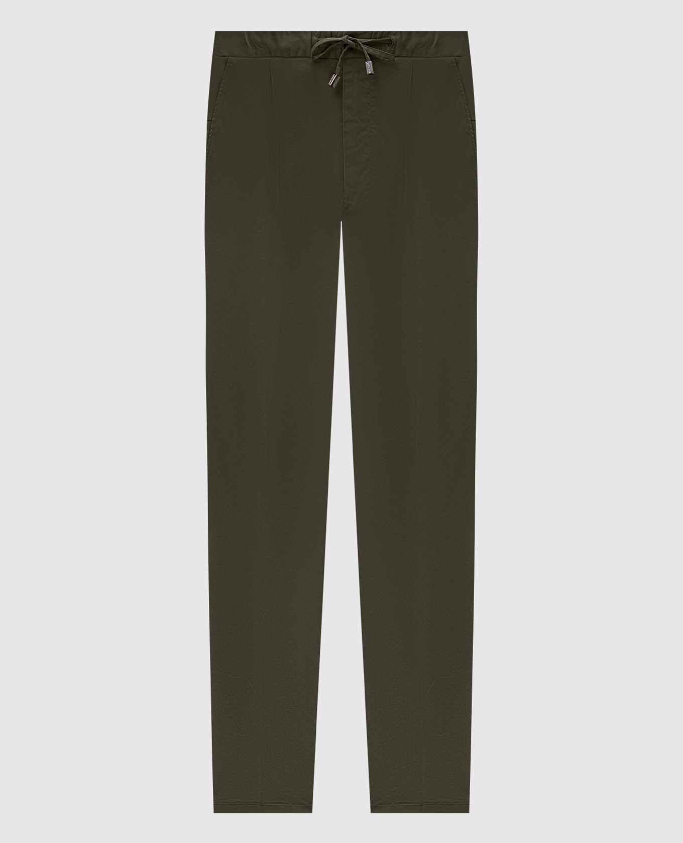 

Green pants with logo Enrico Mandelli