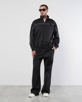 Valentino Black sweatpants with V logo 5V3MD04QA8M
