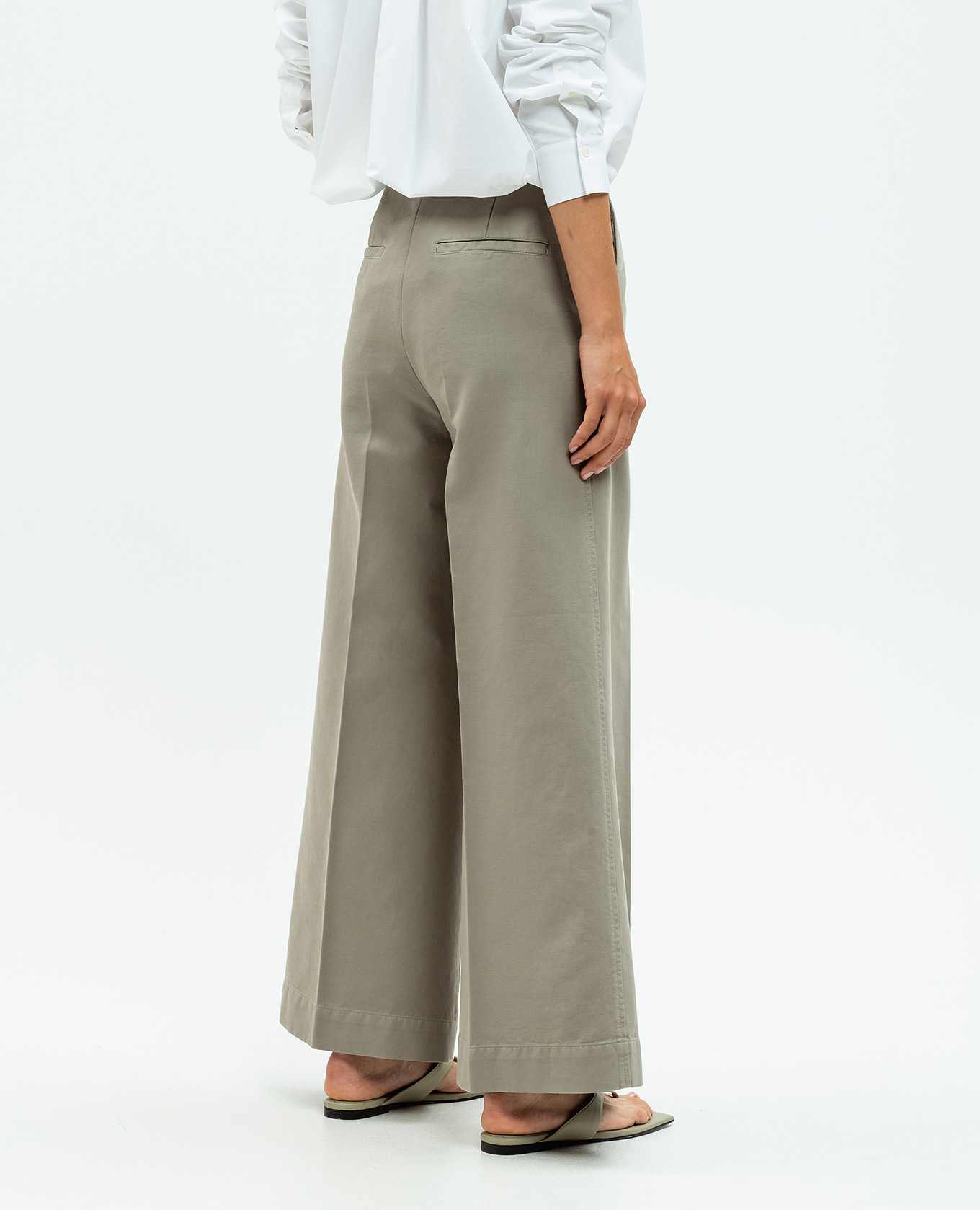 Gray flared pants Toteme 4