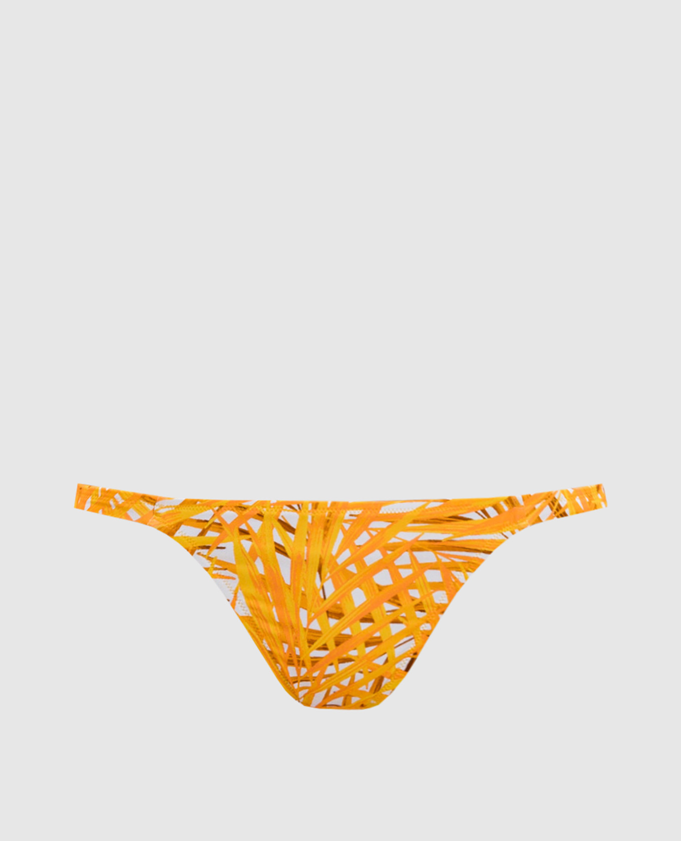 Orange panties from a swimsuit with a print vilebrequin