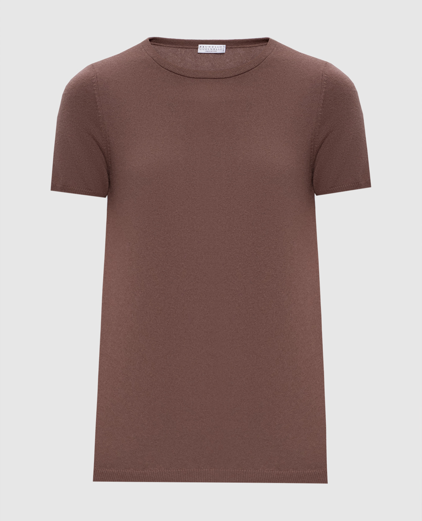 

Brown cashmere top Brunello Cucinelli