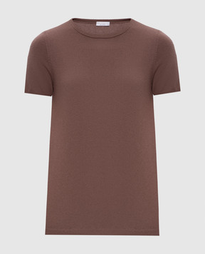 Brunello Cucinelli Top in cashmere marrone M12116420F