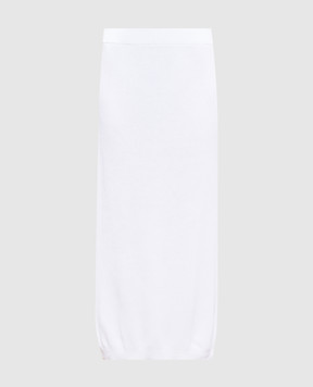 Brunello Cucinelli White skirt with a scar M19196989