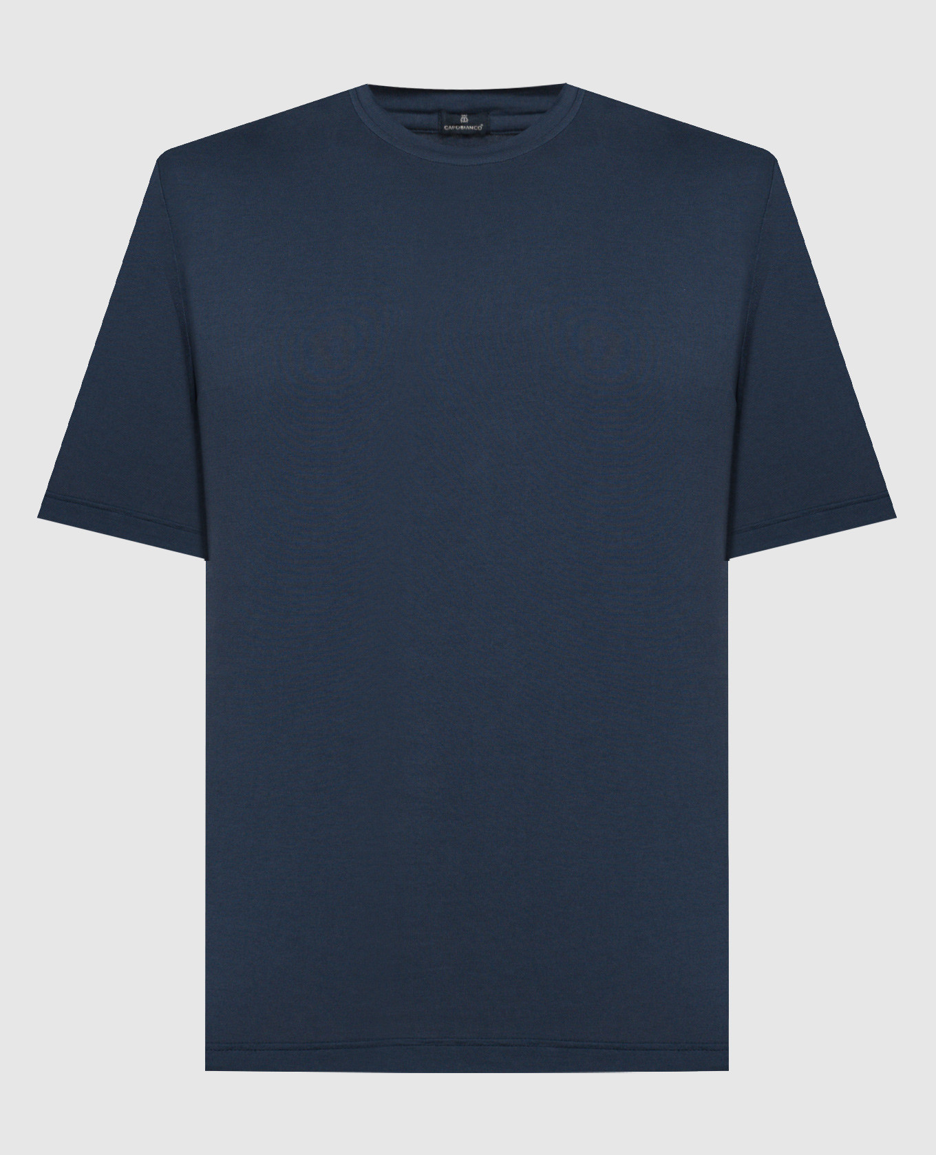 

Blue t-shirt with logo patch CAPOBIANCO, Синий