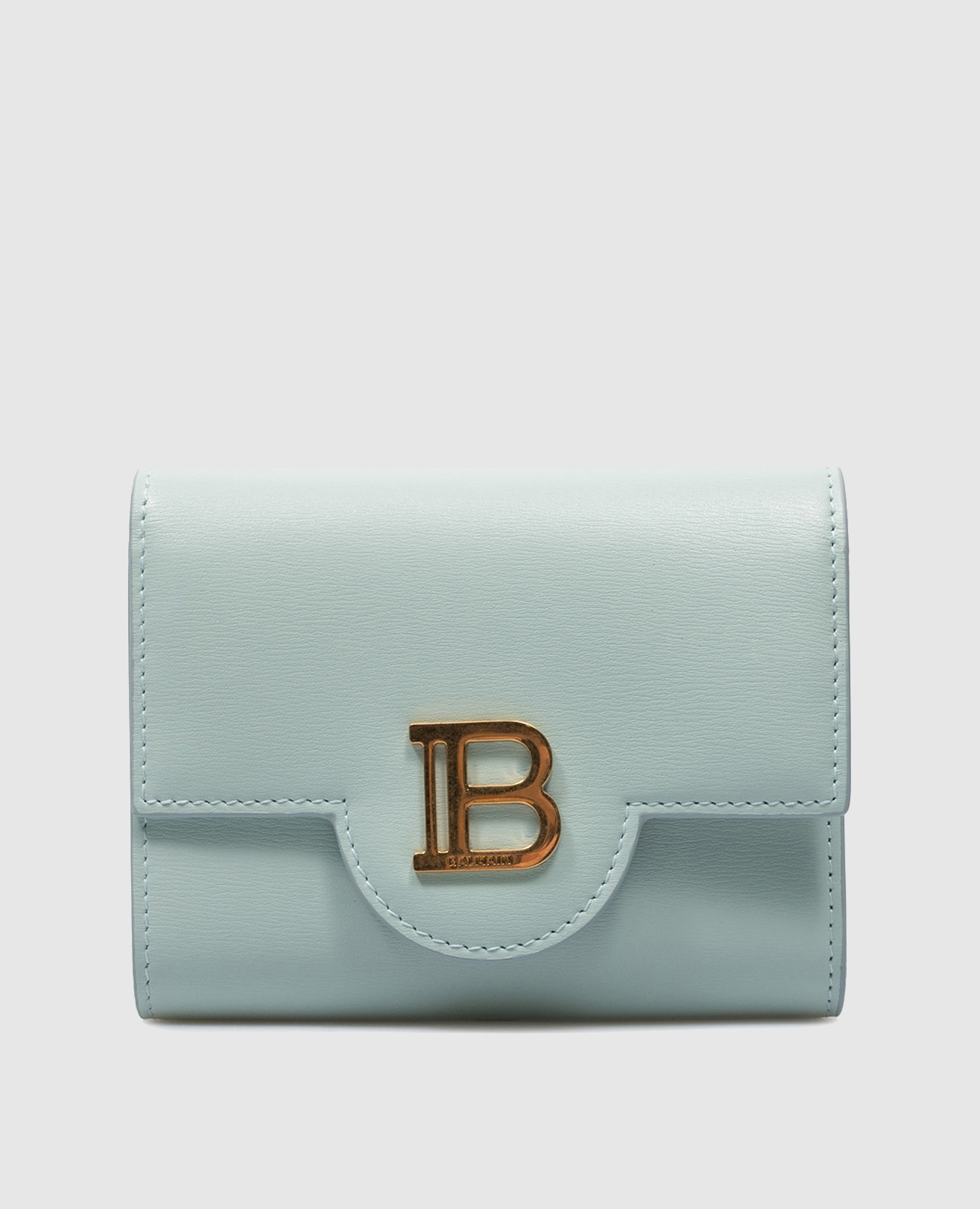 

B-Buzz green leather wallet Balmain