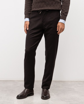 Canali Brown wool trousers AR03472V1659G