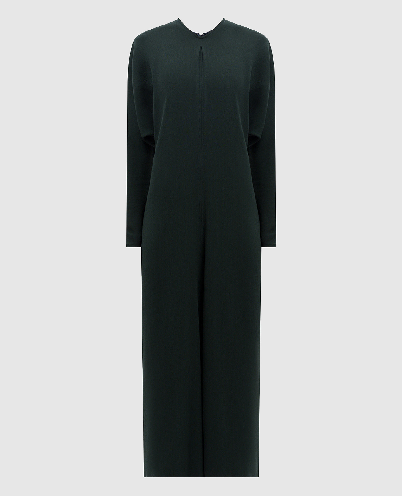 

Green midi dress with wool Victoria Beckham, Зеленый