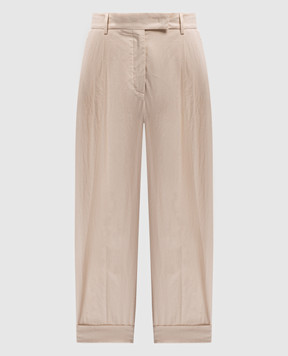 MooRER Ruth WFC beige linen trousers RUTHWFC