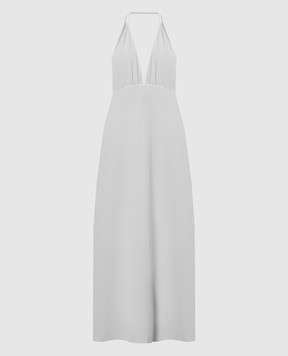 Toteme Gray silk maxi dress 242WRD2197FB0115