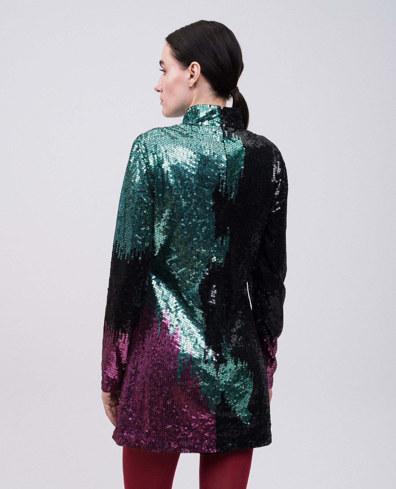 Halle sequin mini sheath dress La DoubleJ 4