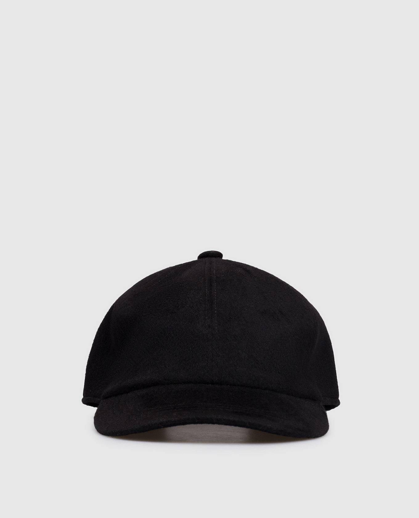 Black cashmere cap