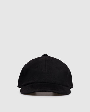 Cashmere&Whiskey Black cashmere cap 9925002