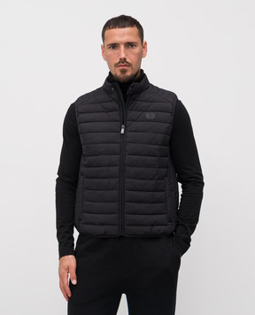 Trussardi Black vest with emblem F006M000011NMO802N10