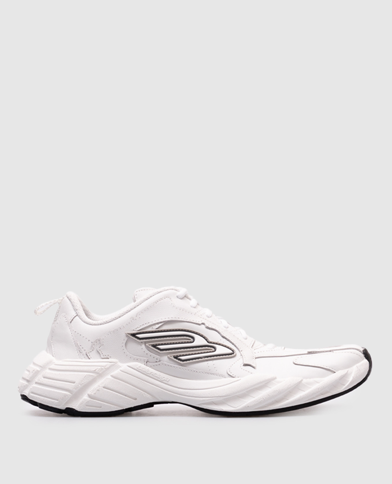 White leather Monday sneakers Balenciaga