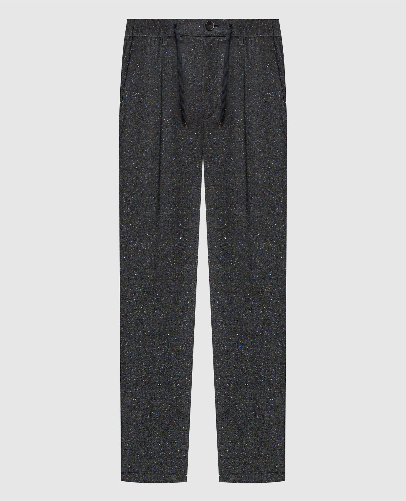 Gray pants with wool Herno