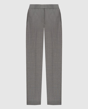 Peserico Gray wool pants A0457202008