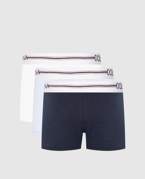Dolce&Gabbana Set of boxer briefs with logo pattern M9A33JON082
