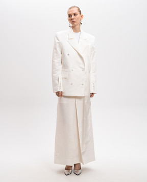 Materiel White asymmetrical top RE25KN01OF