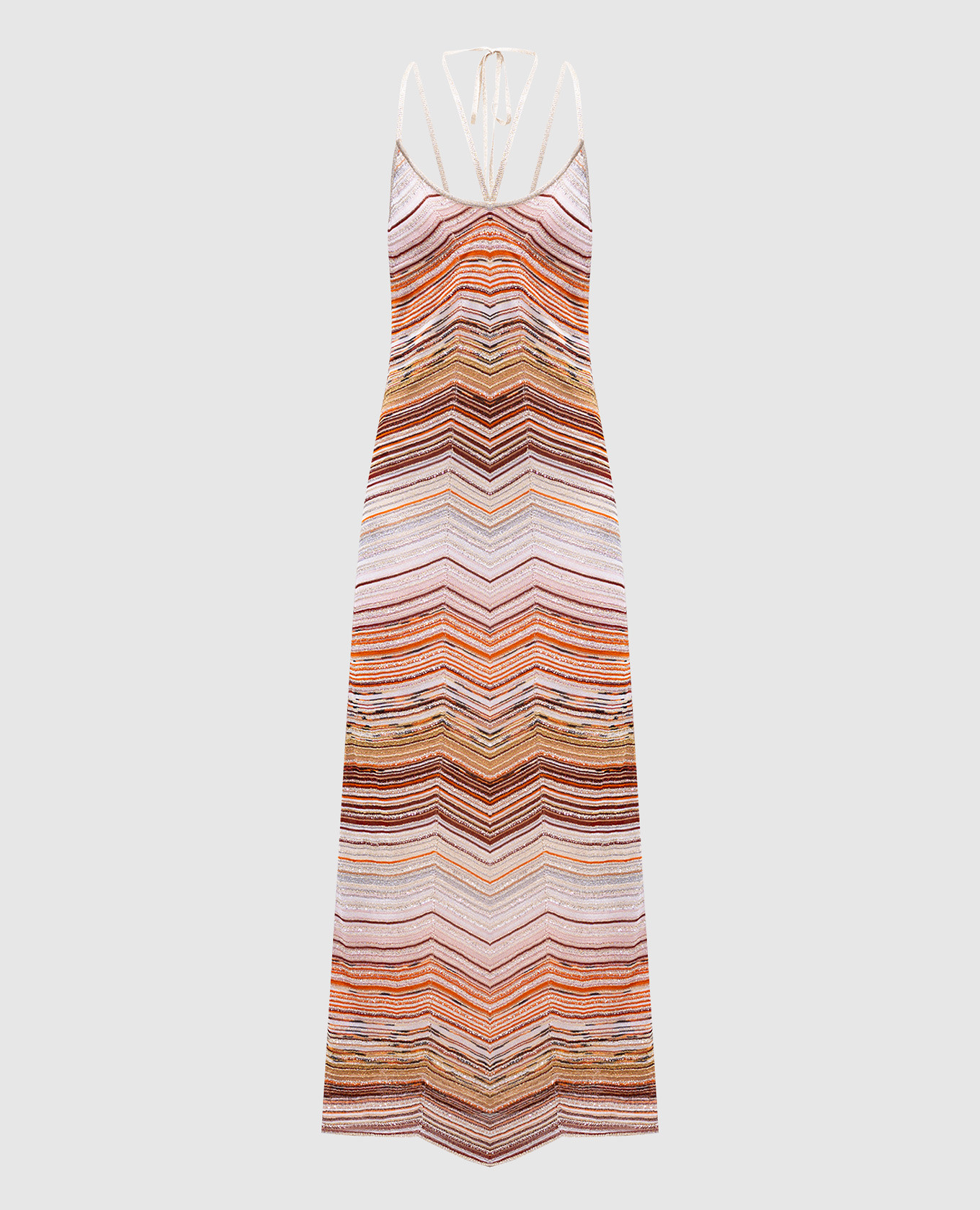 

Beige maxi dress with lurex Missoni