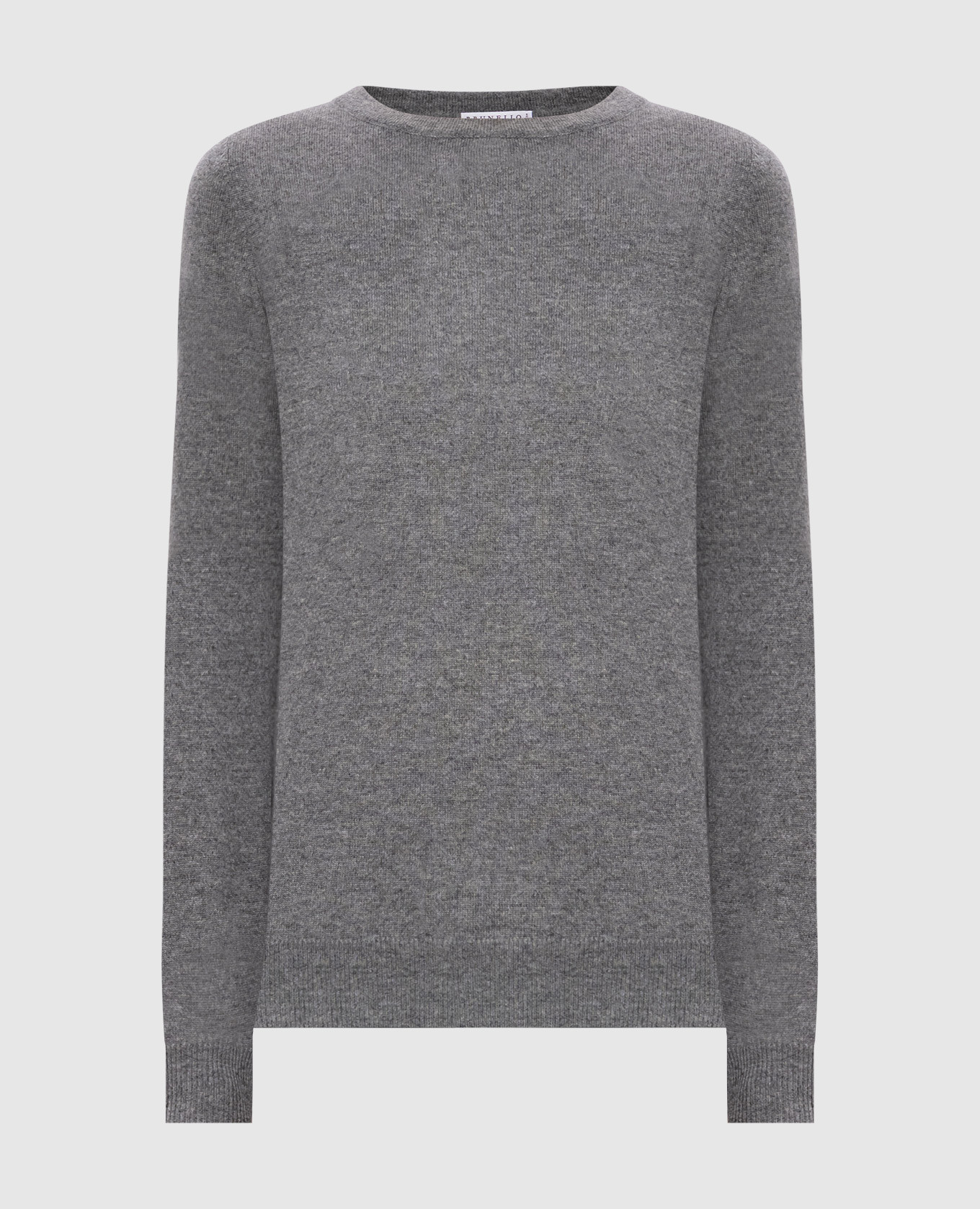 Gray cashmere jumper