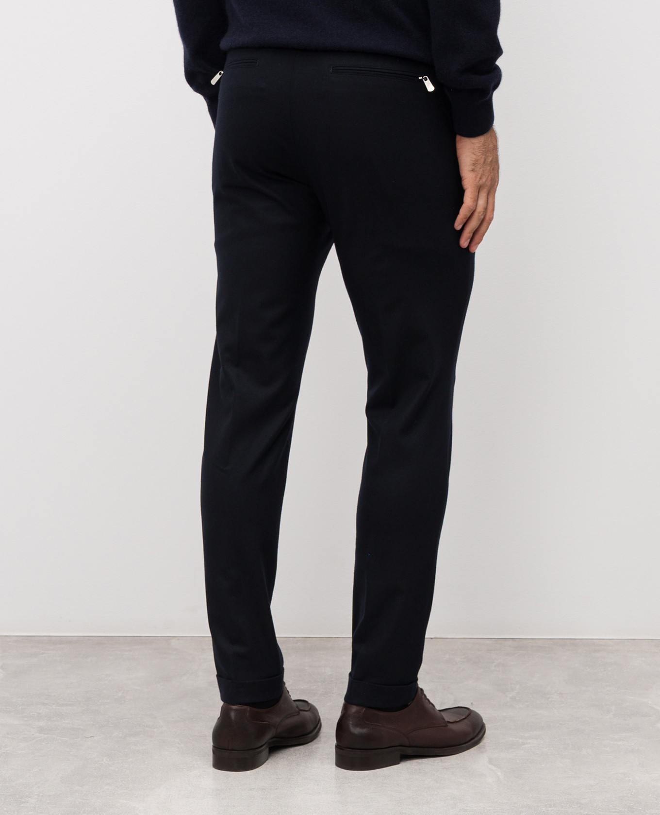 

Blue wool pants Marco Pescarolo