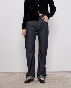 Bottega Veneta Blue jeans with cuffs 831607V5SN0