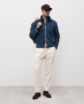 Brunello Cucinelli Blue denim jacket M241P6912