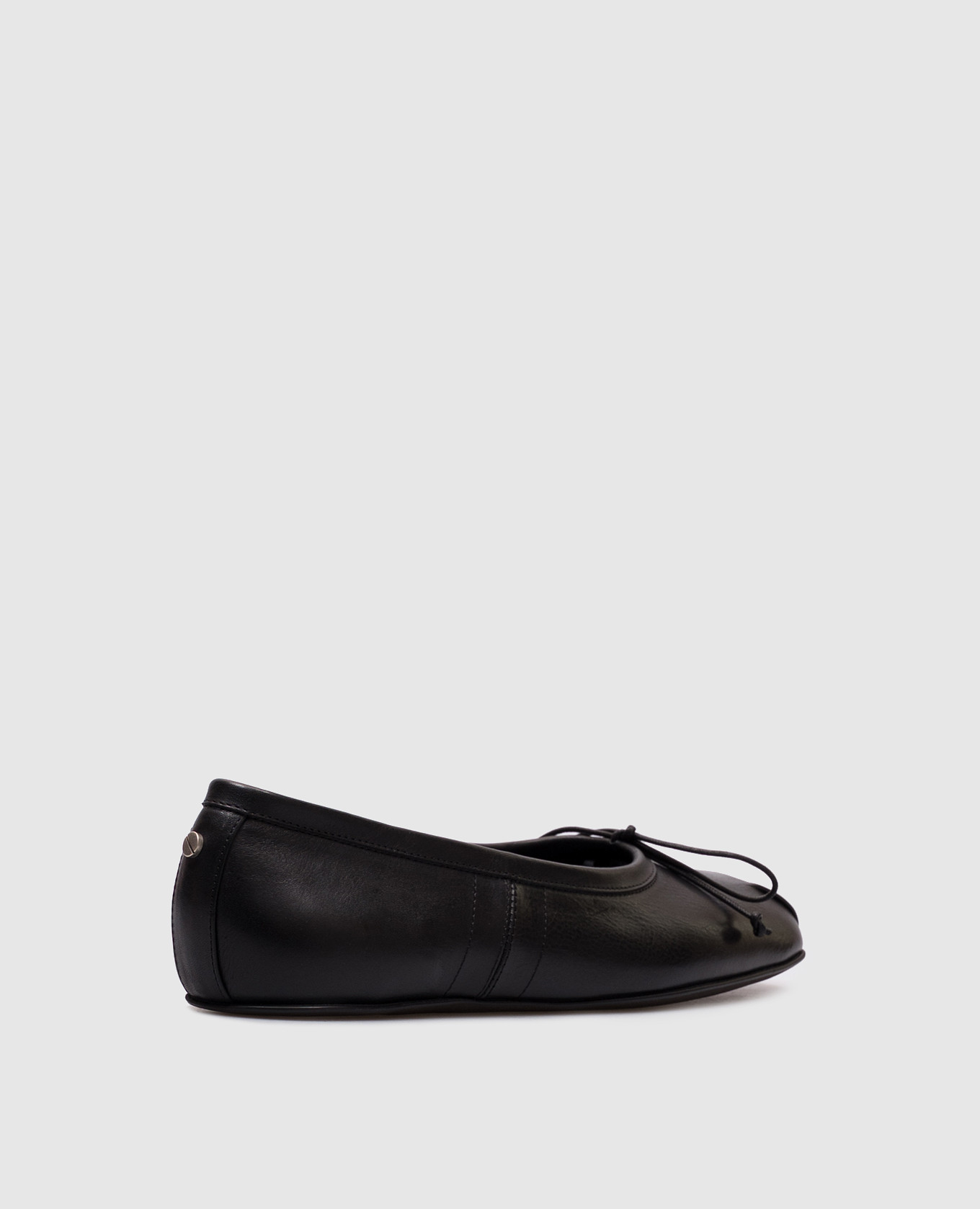 

Violette black leather ballet flats Ann Demeulemeester