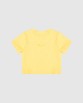 Givenchy Children's yellow ribbed T-shirt H3080412+