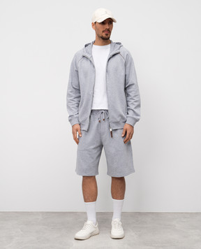 Brunello Cucinelli Grey melange shorts MW8633318G
