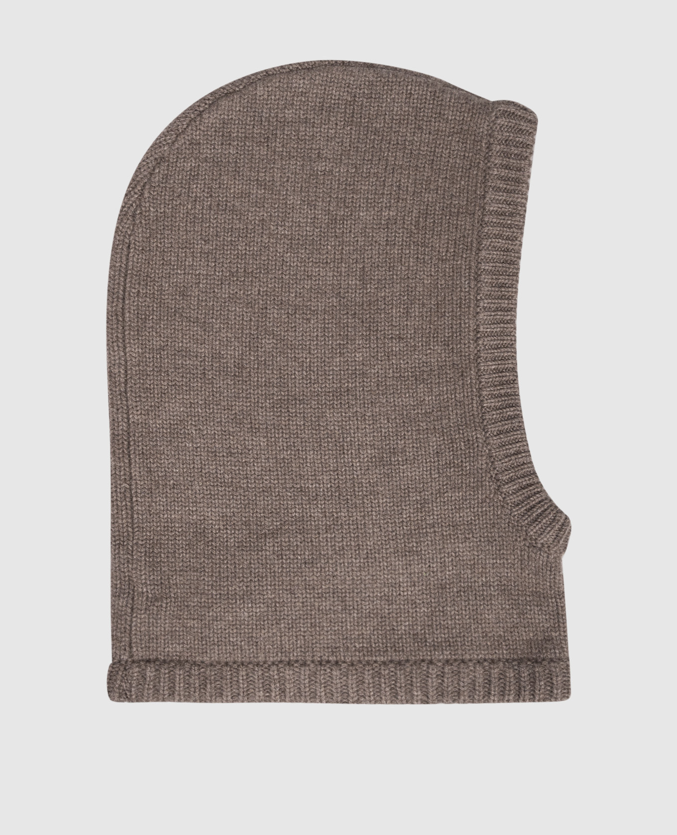 Brown cashmere hood Astri LISA YANG