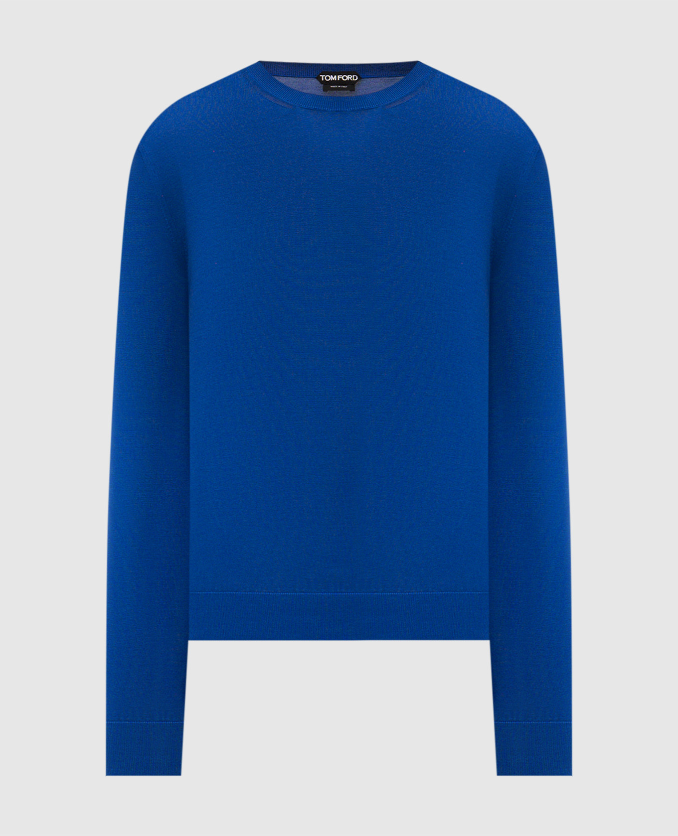 Blue silk jumper