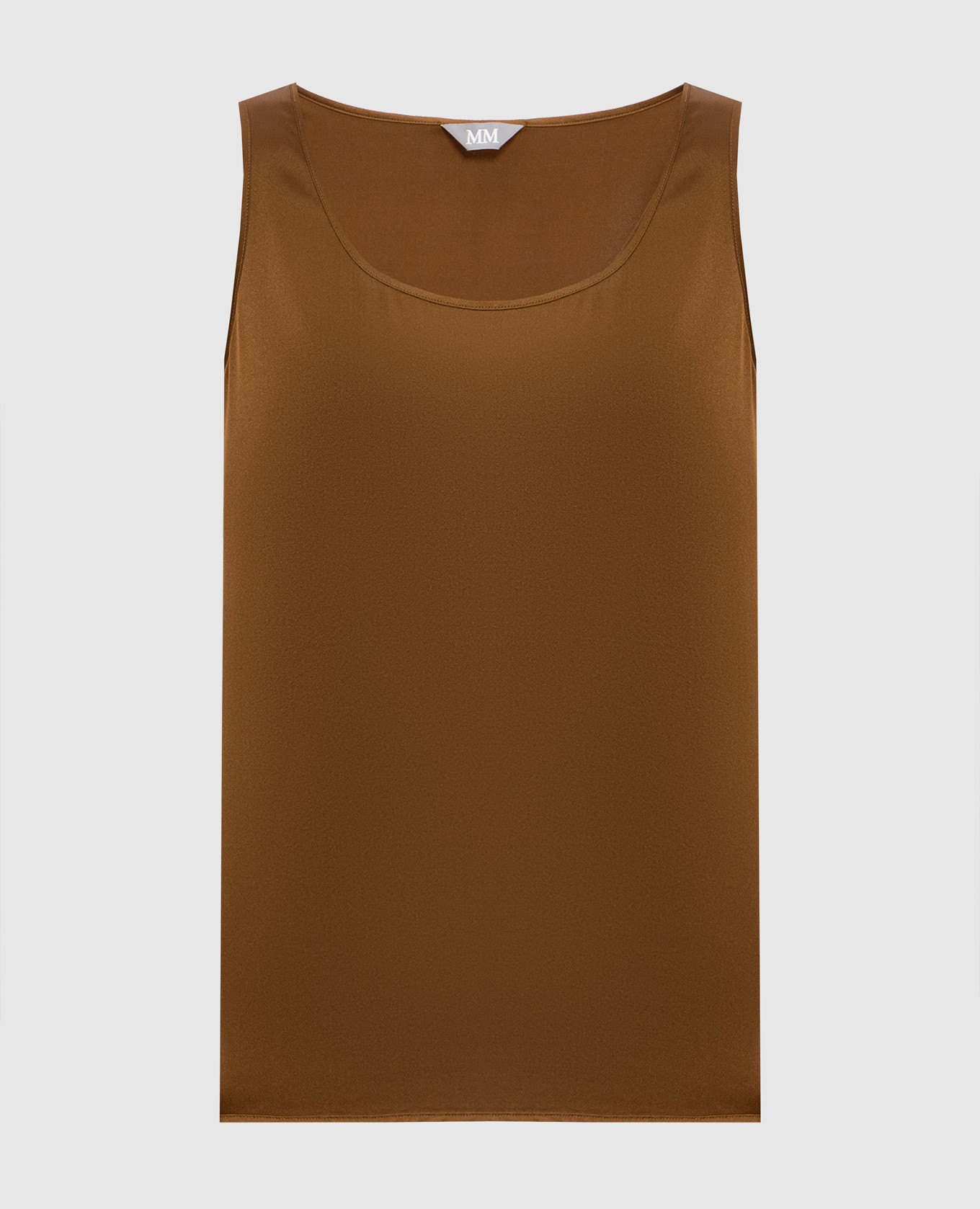 Brown PAN silk top Max Mara