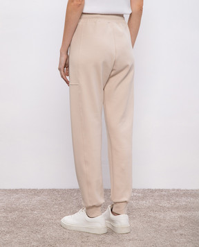 MooRER Beige sweatpants ELISABETH ELISABETHIT