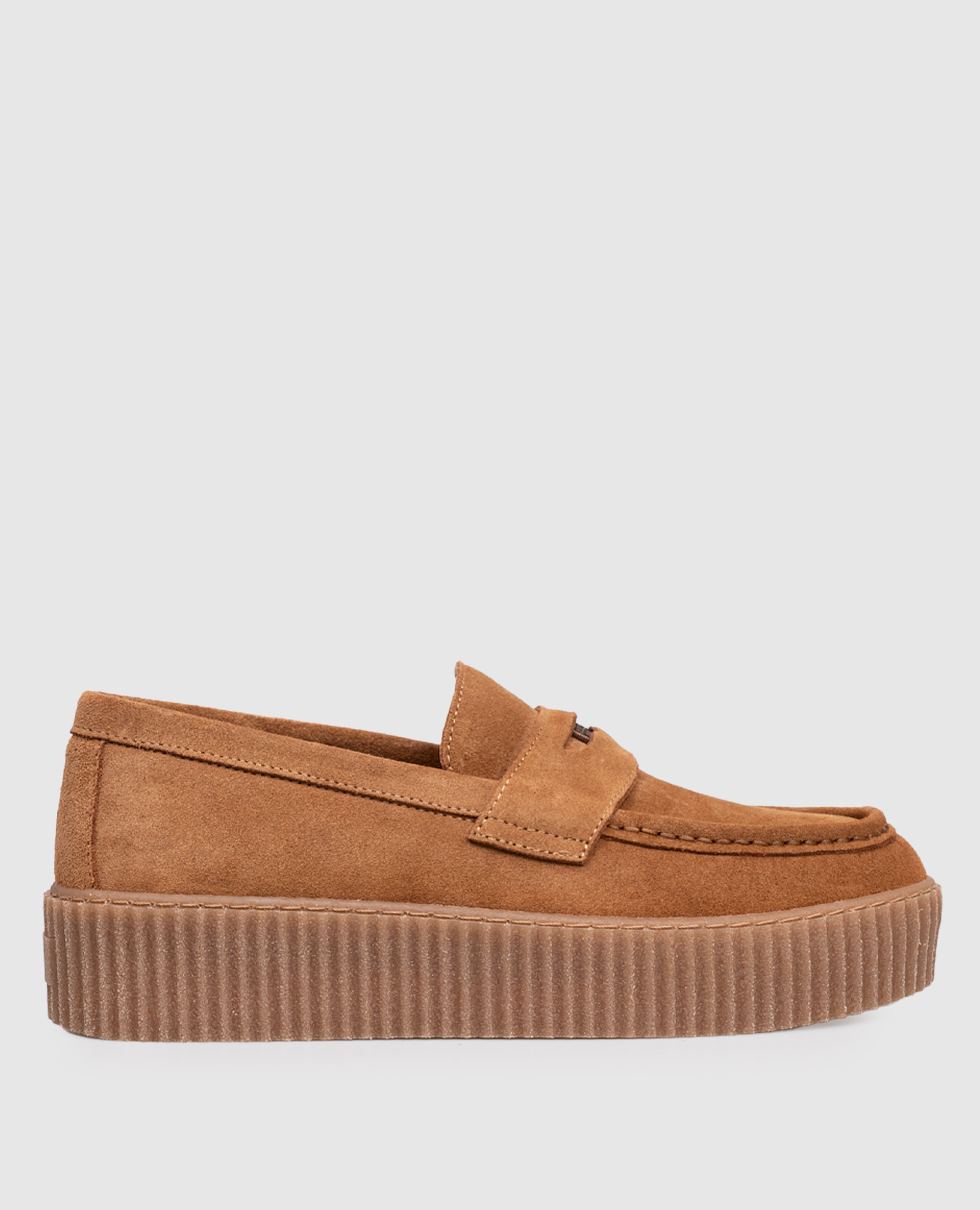 Brown suede loafers KAPOK Max Mara Weekend