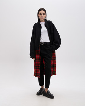 Y`S Yamamoto Black pants with linen YOP17300