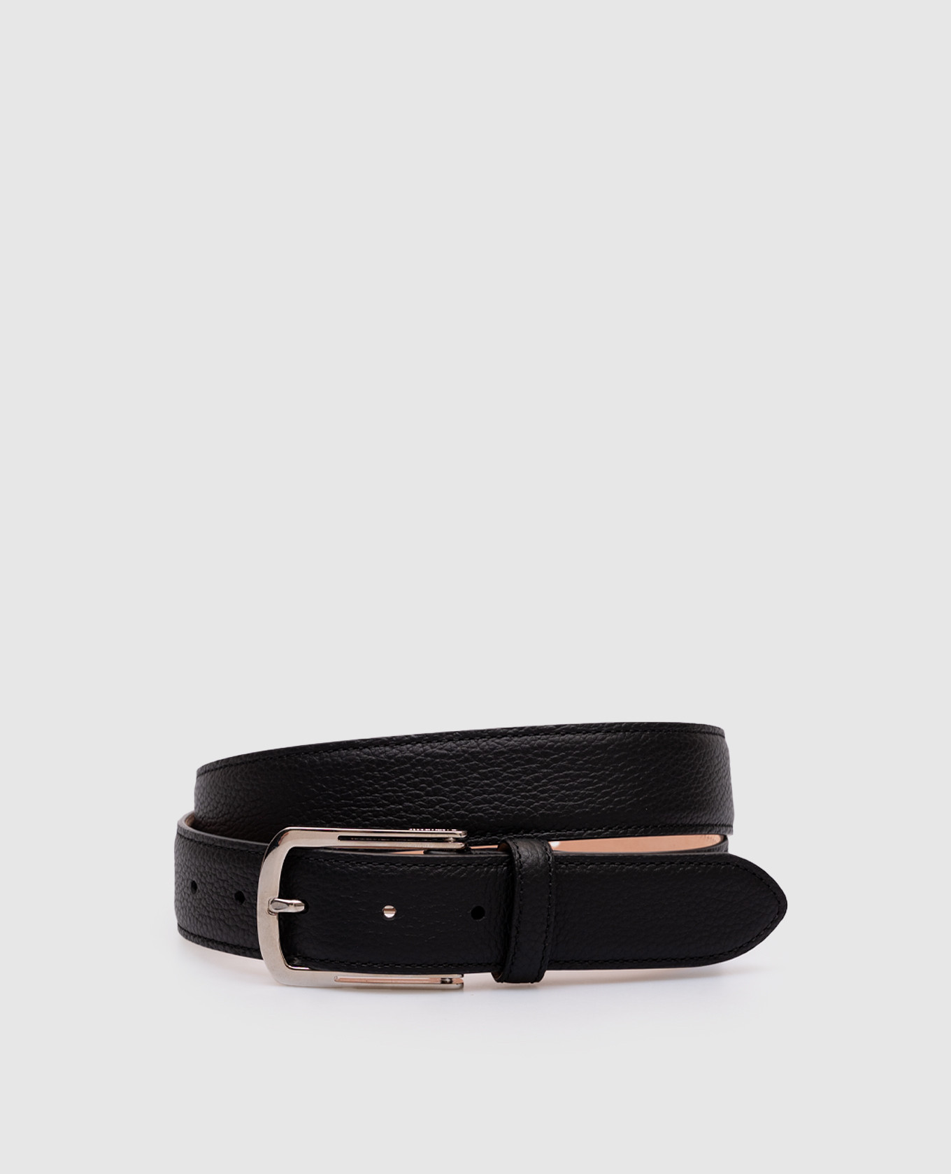 

Black leather belt Enrico Mandelli