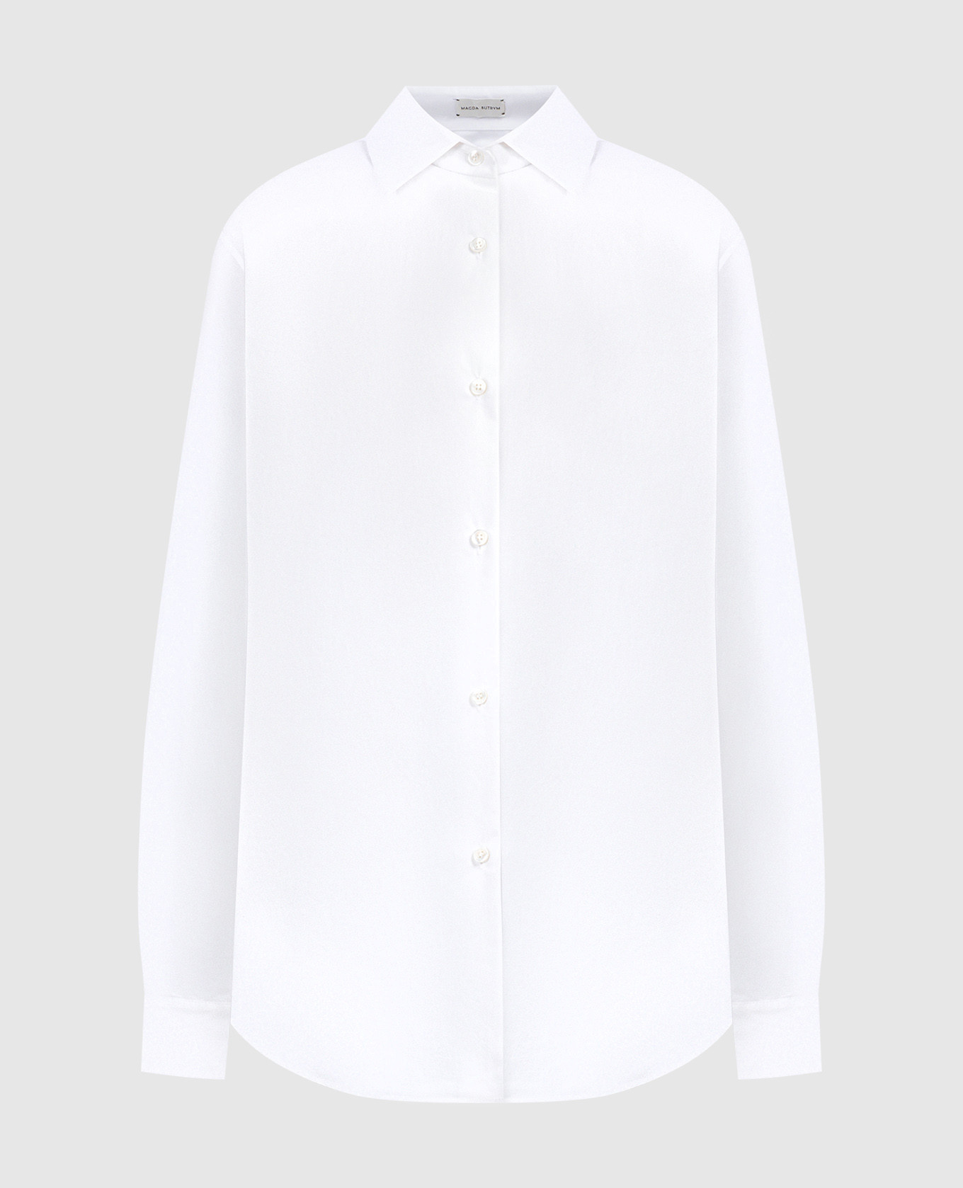 White classic straight cut shirt magda butrym