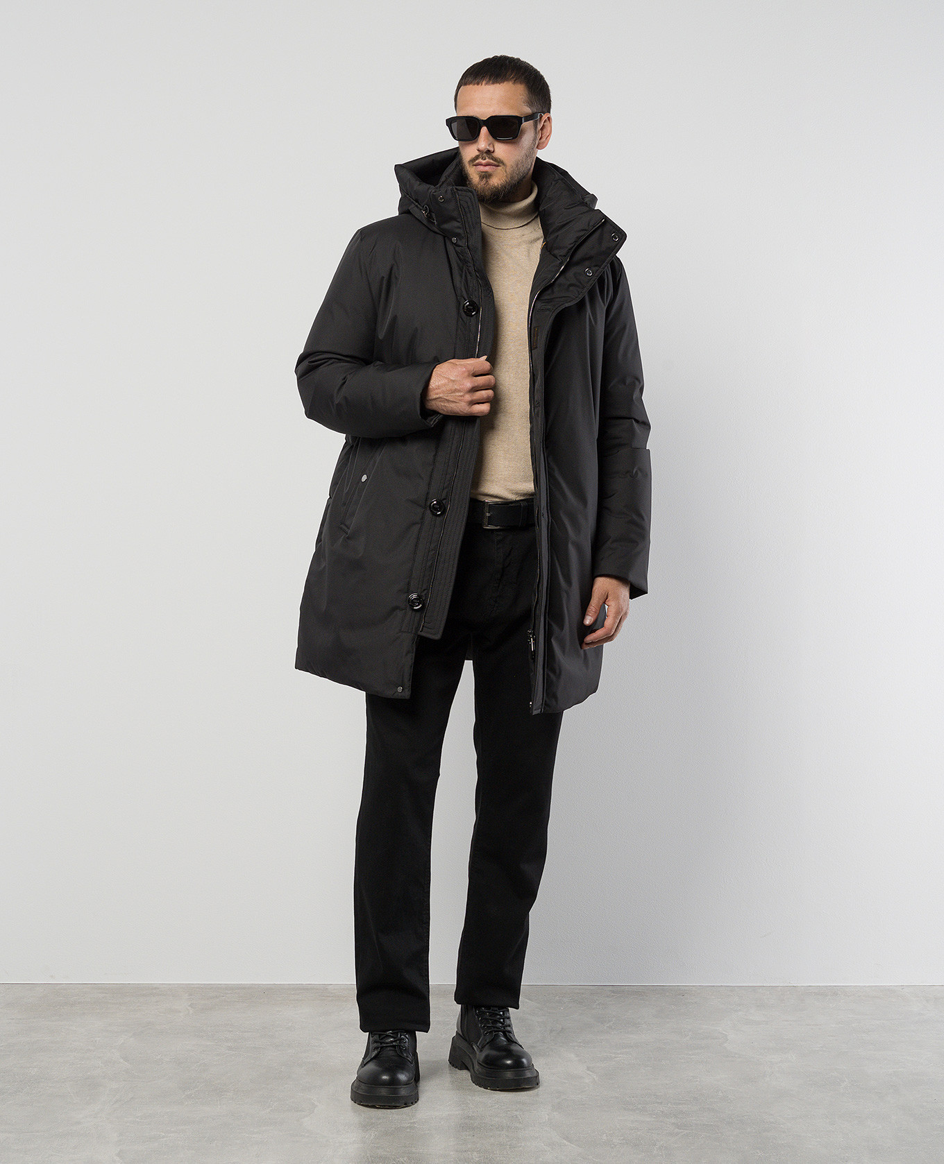 

IURY black down jacket MooRER